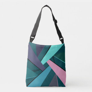 Abstract Geometric Shape 6 Crossbody Bag