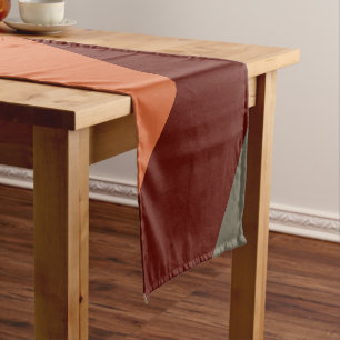Abstract Geometric Shape 7 Short Table Runner