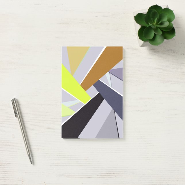 Abstract Geometric Shape 8 Post-it Notes (Office)