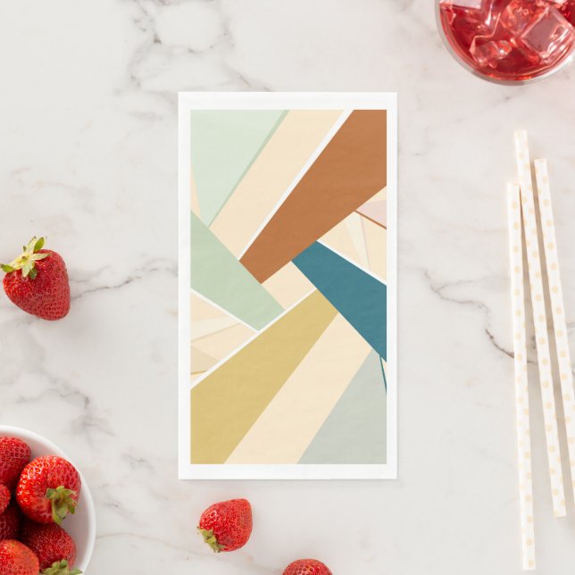 Abstract Geometric Shape Napkin (Insitu)