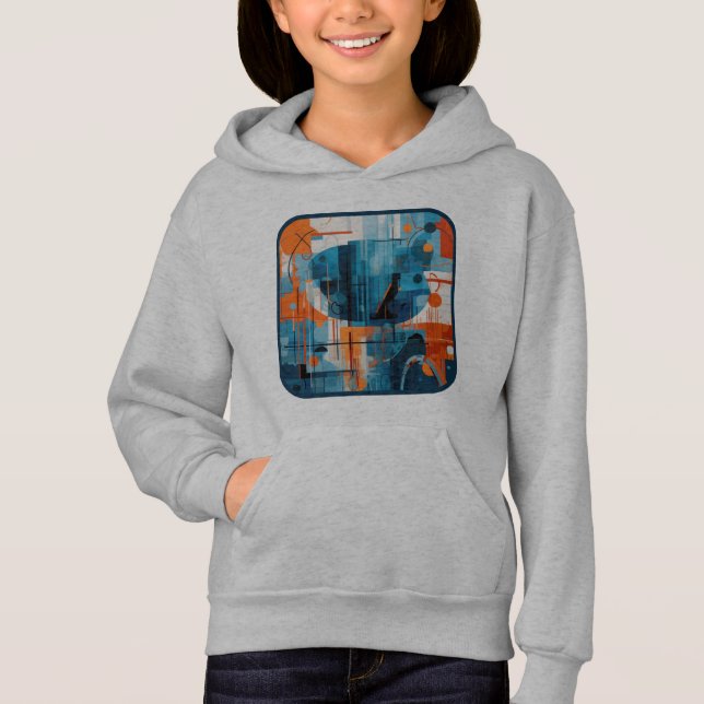 Abstract geometric shapes composition (Front)