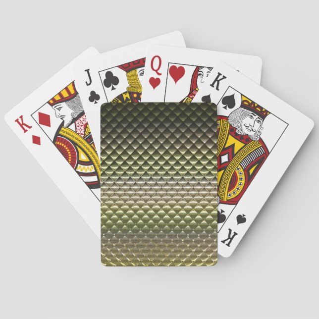 abstract geometric shapes pattern texture gradient playing cards (Back)