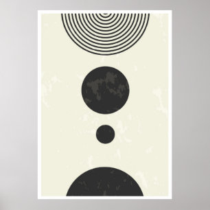 Abstract Geometric Shapes Poster