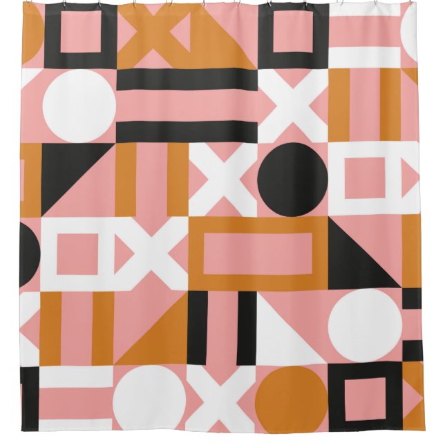 Abstract geometric shapes seamless pattern (Front)
