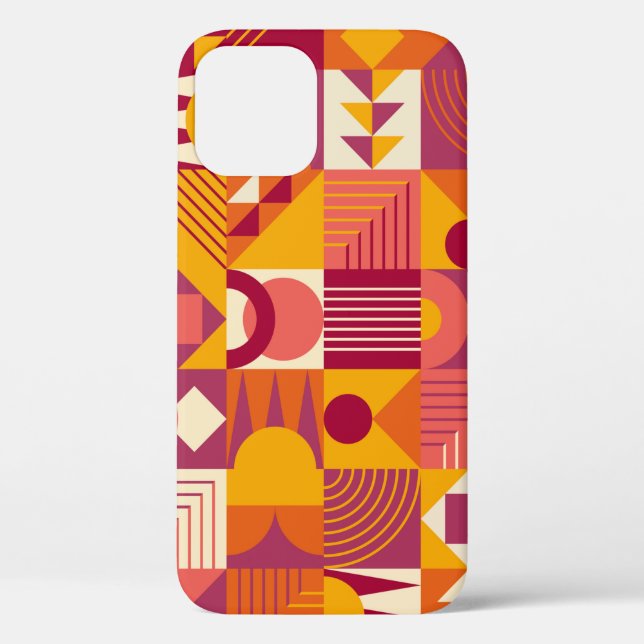 Abstract geometric shapes seamless pattern Case-Mate iPhone case (Back)