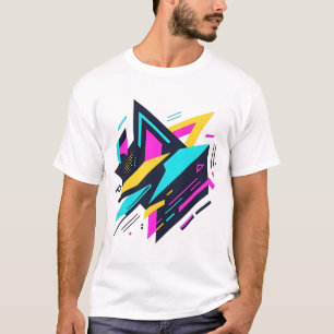 Abstract Geometric Shapes T-Shirt