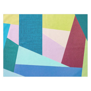 Abstract Geometric Shapes Textile Pattern Tablecloth