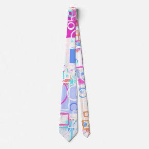 Abstract Geometric Shapes Tie
