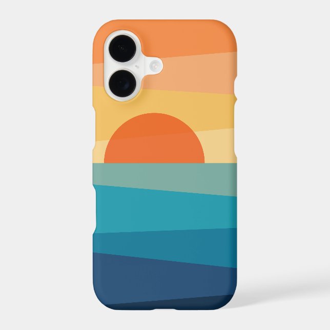 Abstract geometric sunrise (Back)