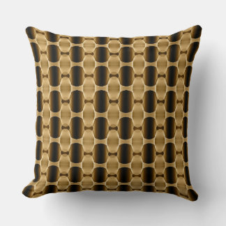 Abstract geometric texture throw pillow