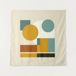 Abstract Geometric The Mid Century Modern Tapestry