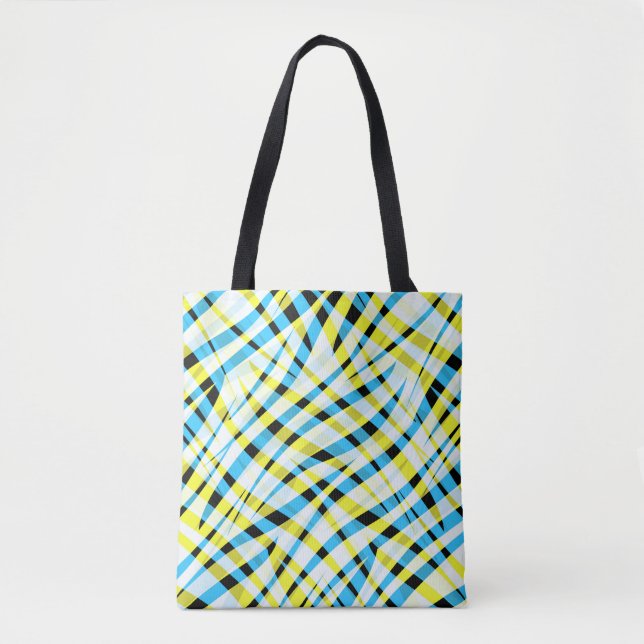 Abstract, geometric tote bag (Front)