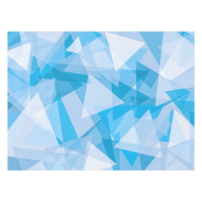 Abstract Geometric Triangle Pattern | Tablecloth (Front (Horizontal))