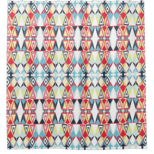 Abstract Geometric Tribal Line Pattern