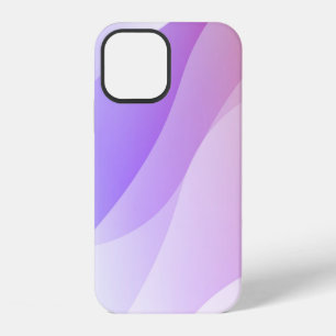 Abstract Geometric Wave Shape with Gradient Soft C iPhone 12 Case
