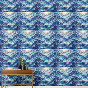 Abstract Geometric Waves: Dynamic 3D Wallpaper