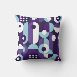 Abstract geometrical formsabstract,art,artwork,bac throw pillow