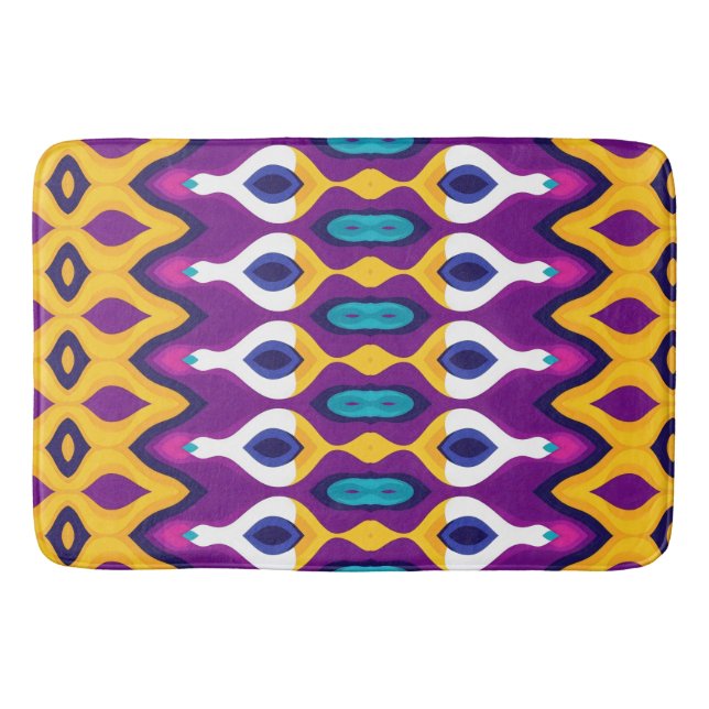 Abstract geometry bath mat (Front)