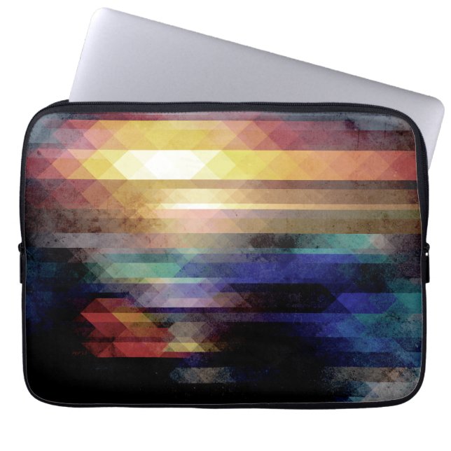 Abstract Geometry of Colours Laptop Sleeve (Front)