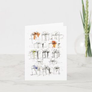 Abstract Gift Boxes Pattern Invitation