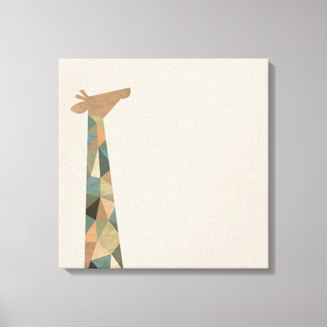 Abstract Giraffe Canvas Print (Front)