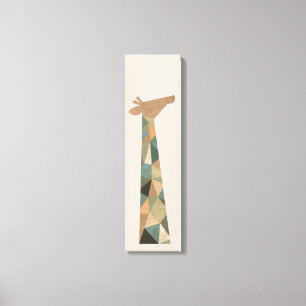 Abstract Giraffe Canvas Print