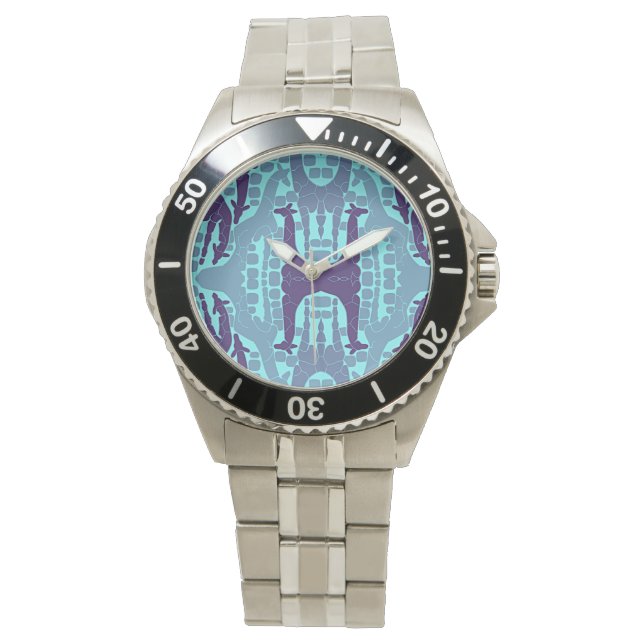 Abstract Giraffe Pattern Watch (Front)
