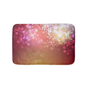 Abstract glamourous sparkle background. bath mat