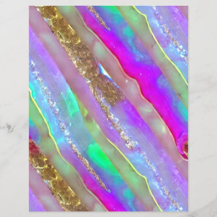Abstract Glass Art Scrapbook Paper