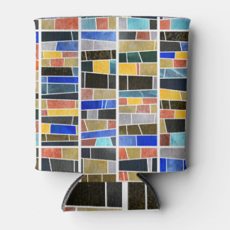 Abstract glass mosaic: high-resolution texture. can cooler
