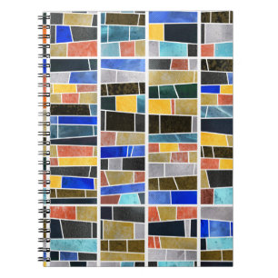 Abstract glass mosaic: high-resolution texture. notebook