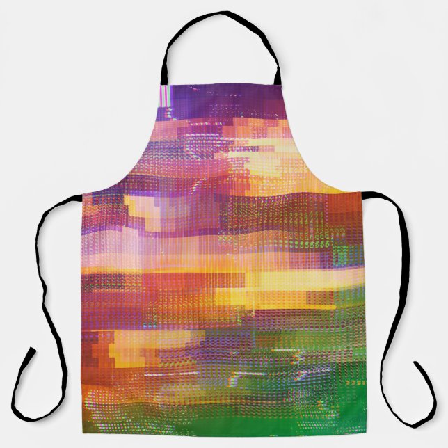 Abstract glitch: test screen texture apron (Front)