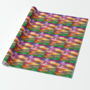 Abstract glitch: test screen texture wrapping paper