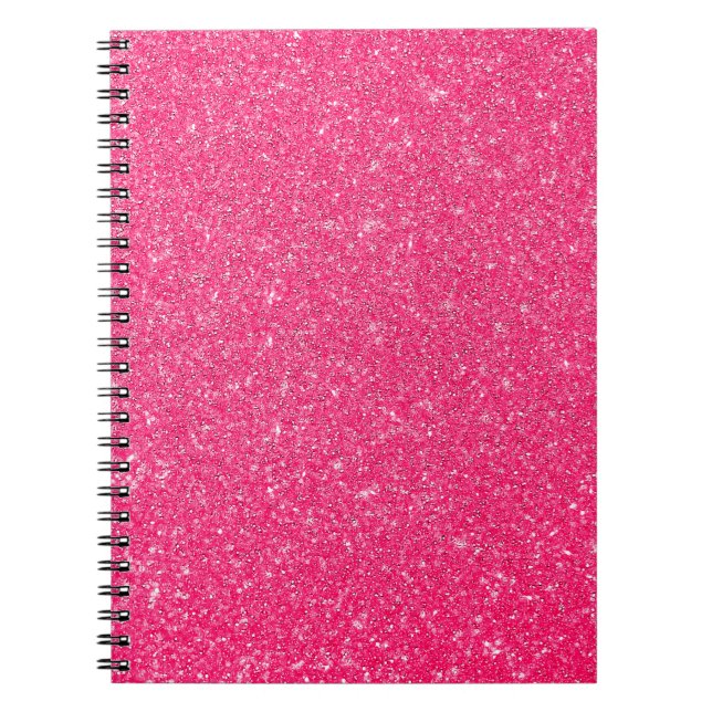 Abstract glitter lights background. de-focusedback notebook (Front)