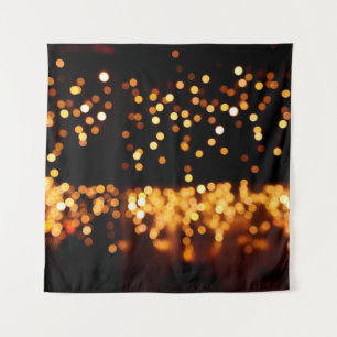 Abstract glitter lights tapestry