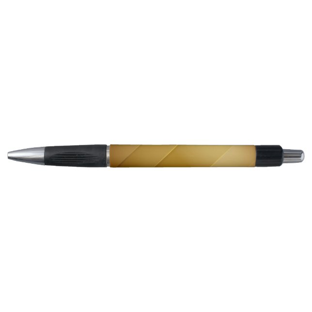 Abstract Gold Diagonal Layers Luxury Art Pen (Front)