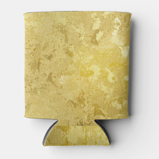 Abstract Gold Grunge Texture Background Can Cooler