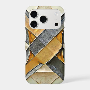 Abstract Gold Metal Design