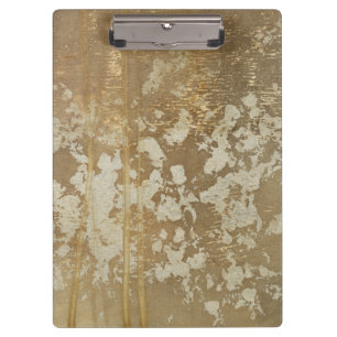 Abstract Gold Painting with Silver Speckles Clipboard