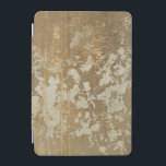 Abstract Gold Painting with Silver Speckles iPad Mini Cover<br><div class="desc">Megan Meagher created this abstract gold painting that features silver speckles. A very contemporary piece,  art lovers should add this piece to their collection ASAP!</div>