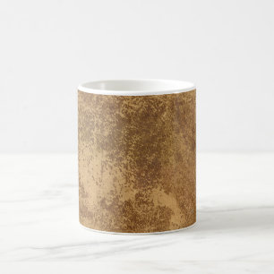 Abstract gold paper coffee mug