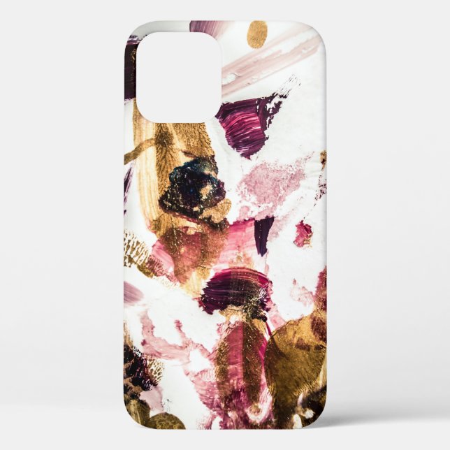 Abstract Gold Sparkles Creative Art Case-Mate iPhone Case (Back)