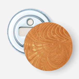 Abstract Golden Art Wavy Bottle Opener