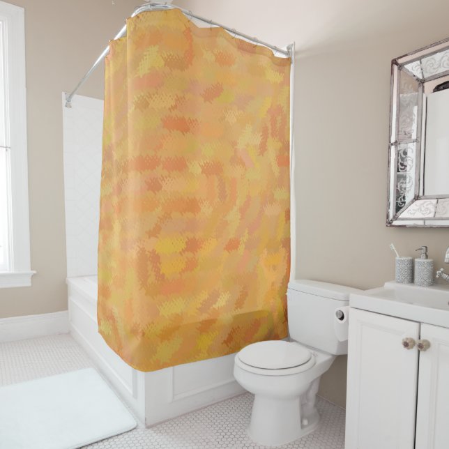 Abstract Golden Hawaiian Tapestry (In Situ)