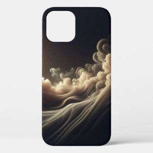 Abstract Golden Nebula Phone Case Dreamy Gold Dust