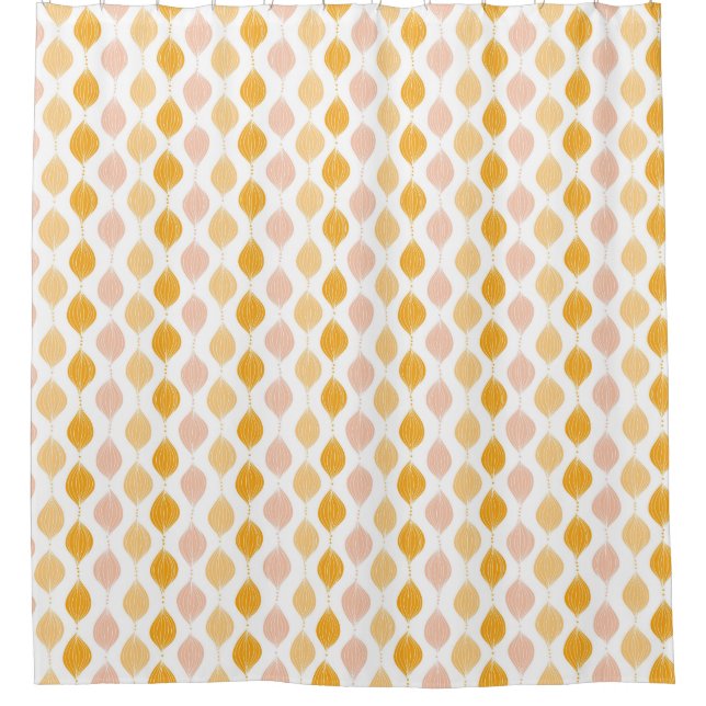 Abstract golden ogee pattern background (Front)