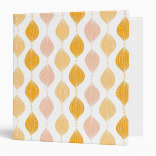 Abstract golden ogee pattern background binder
