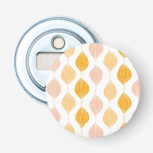 Abstract golden ogee pattern background bottle opener