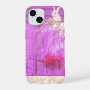 abstract golden purple surreal nature landscape iPhone 15 case