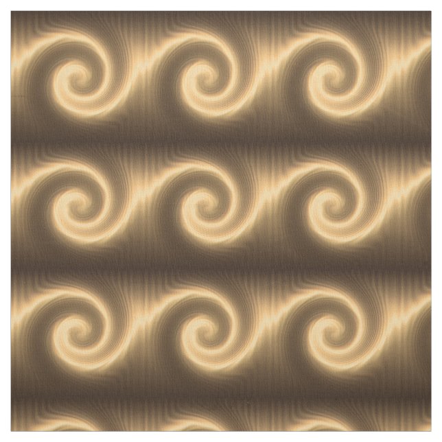 abstract golden spiral texture fabric (Swatch)